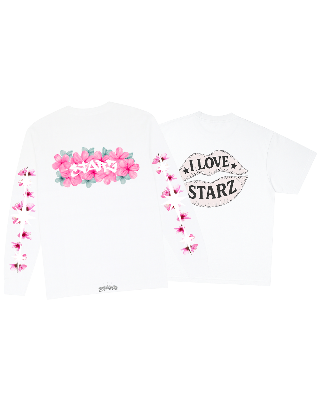 Pack Long Sleeve + T-shirt - blanc