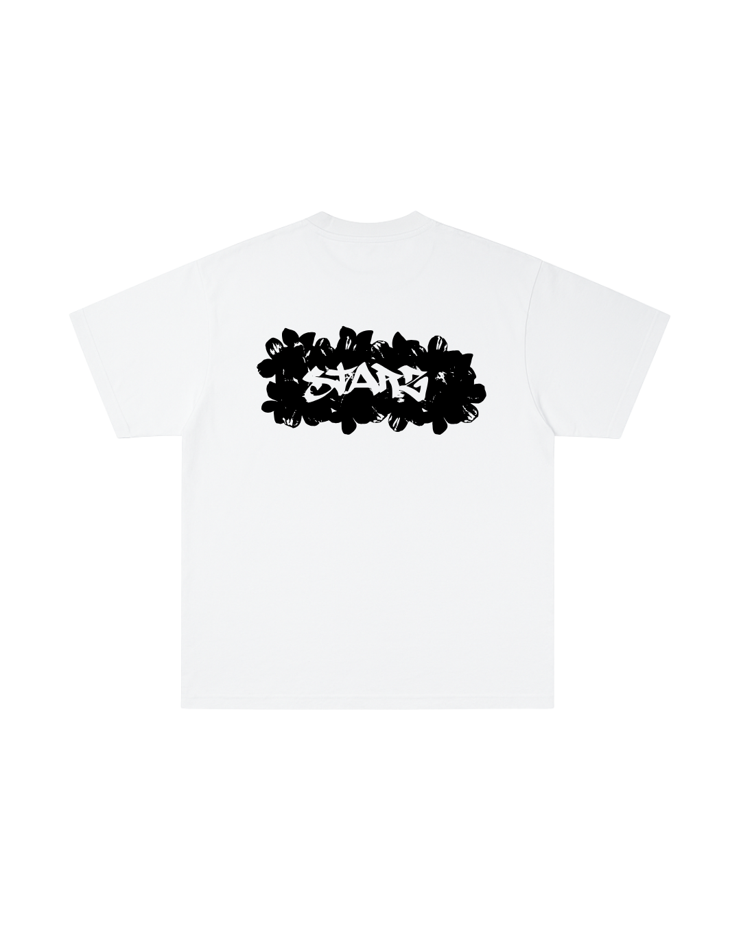 T-shirt Starz Flowers - blanc
