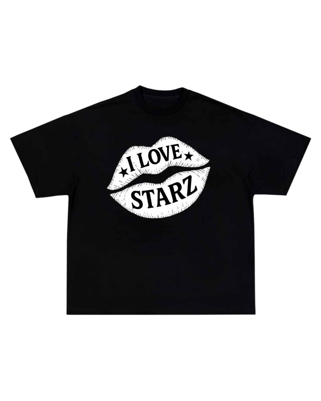 T-shirt "I love Starz" - noir
