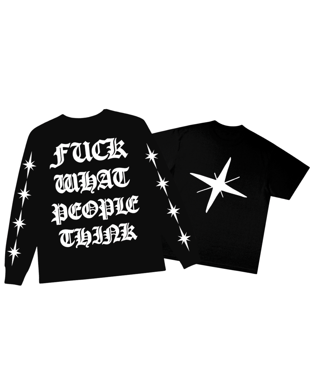 Pack Long Sleeve + T-shirt - noir