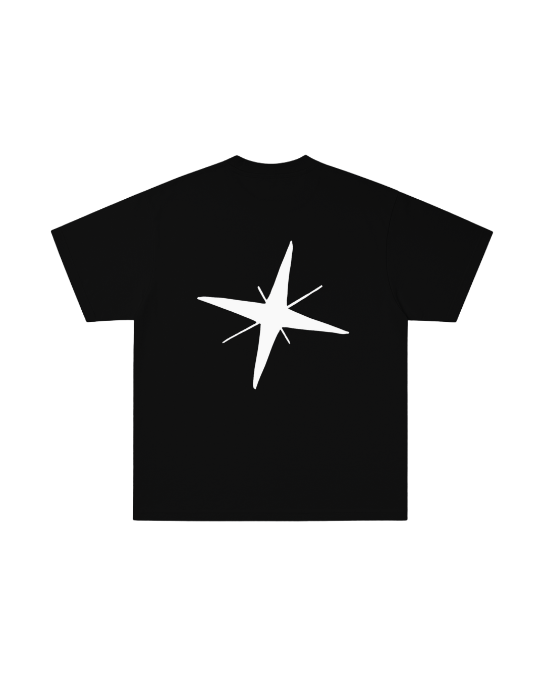 T-shirt Starz noir Étoilé